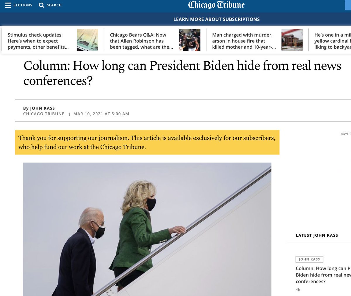 greenfieldjohn's tweet photo. Another day, another garbage column from #JohnKass, the right-wing Chicago Tribune bloviator who is, in his words, helping to fill the "gaping hole" left behind by Rush Limbaugh.
Here are a few quick thoughts. https://t.co/ulw5vRT6QQ