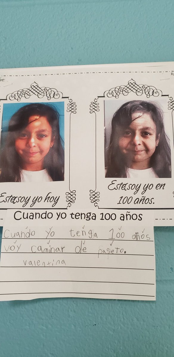 mtgarcia2010's tweet photo. When I'm 100 year-old... Celebrating #100daysofschool @MemorialElm @Northwest_HISD @HISDEspanol @nperez10 @HISDMultiPrgms @pto_memorial https://t.co/CdxNzG4v5q