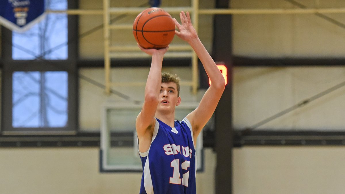 Congratulations to Grade 12 student Ben Beattie on committing to the Camosun College men's basketball program come September. #SMUS #Classof2021 <a href="/CamosunChargers/">Camosun Chargers</a>
