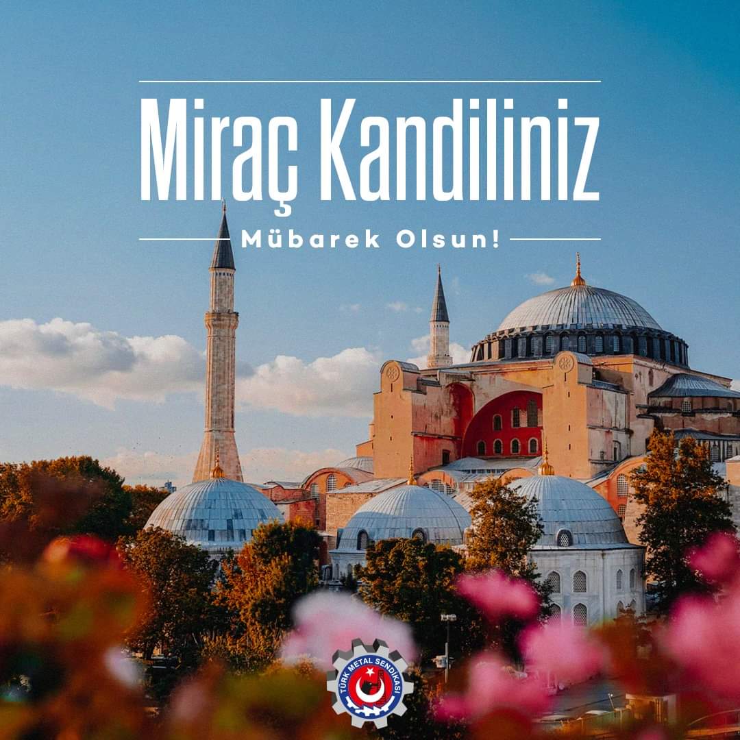 Miraç Kandili’nin, 
birliğimize, 
beraberliğimize, 
sağlıklı ve daha güzel günlere ulaşmamıza vesile olmasını diliyor; 
Ülkemizin ve 
Tüm İslam âleminin 
Miraç Kandili’ni kutluyorum.
#mirackandili