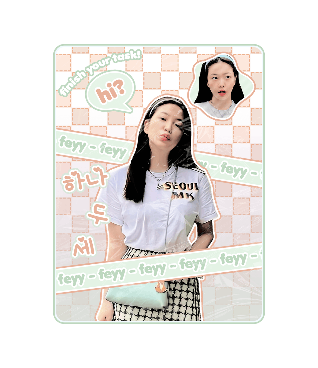 pectty's tweet image. ㅤ ㅤ
ㅤ  ⌗ welcome to 𝗳𝗲𝘆𝘆's page ! ༊*·˚ 
 ㅤ  just 𝗲𝗻𝗷𝗼𝘆 your life with a cup of
ㅤ   tea or hot chocolate and put your
ㅤ   trust in her to do all your task 🦕
ㅤ   (課題) with the 𝗴𝘂𝗶𝗱𝗮𝗻𝗰𝗲 of
ㅤ   the goddess of fortune. ☁️
           ㅤ