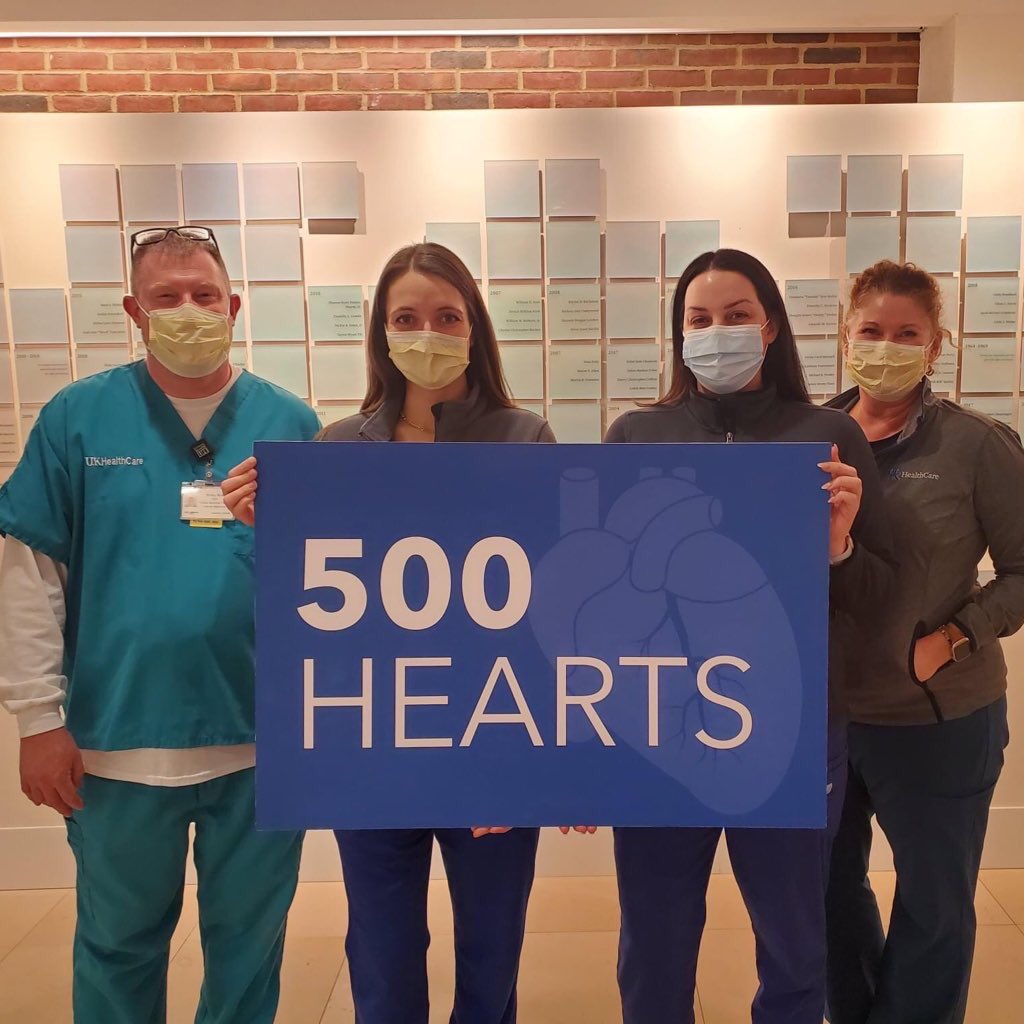 We performed our first heart transplant in 1991. And just a week ago, we performed our 500th heart transplant. Thank you to everyone on our team who has helped provide a second chance at life, and most of all, thank you to those who donated, giving the #giftoflife.