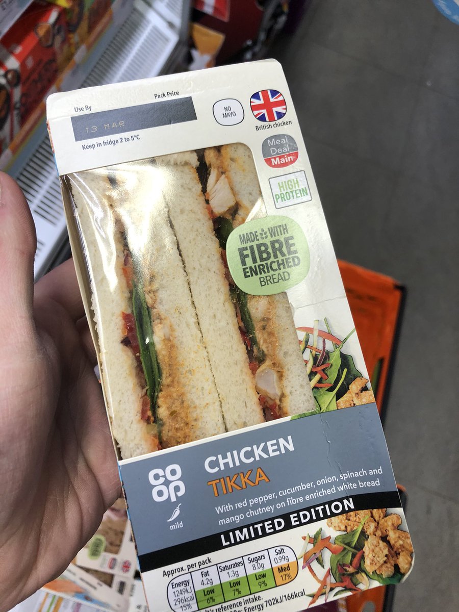 I love the smell of range change in the morning!! With the Worthy farms cheese and pickle Sarni and chance to win <a href="/glastonbury/">Glastonbury Festival</a> tickets 🎫 and a good looking chicken Tikka 🙌🏻 #coop