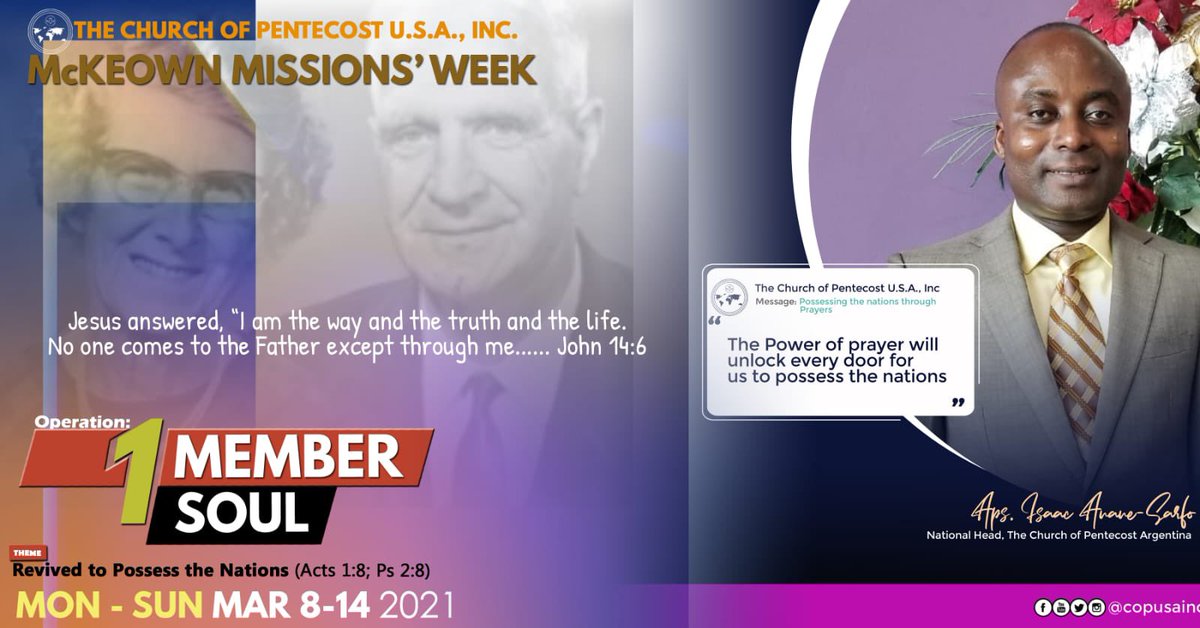 copusainc's tweet photo. Social Media Evangelism, 
Easy and effective. 
.
.
Take some time to evangelize with these message flyers from great Apostles in our church. Share on your story or send to a follower. Let’s possess the nations 🌎👏
.
#RevivedToPossessTheNations #COPUSA #McKeownsMissionsWeek https://t.co/K0Me3oWvGS