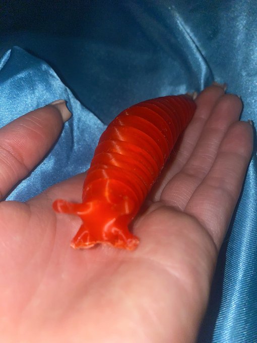 1 pic. Been making little 3D printed slugs!! So cute!! I posted on my IG story but everyone said I was