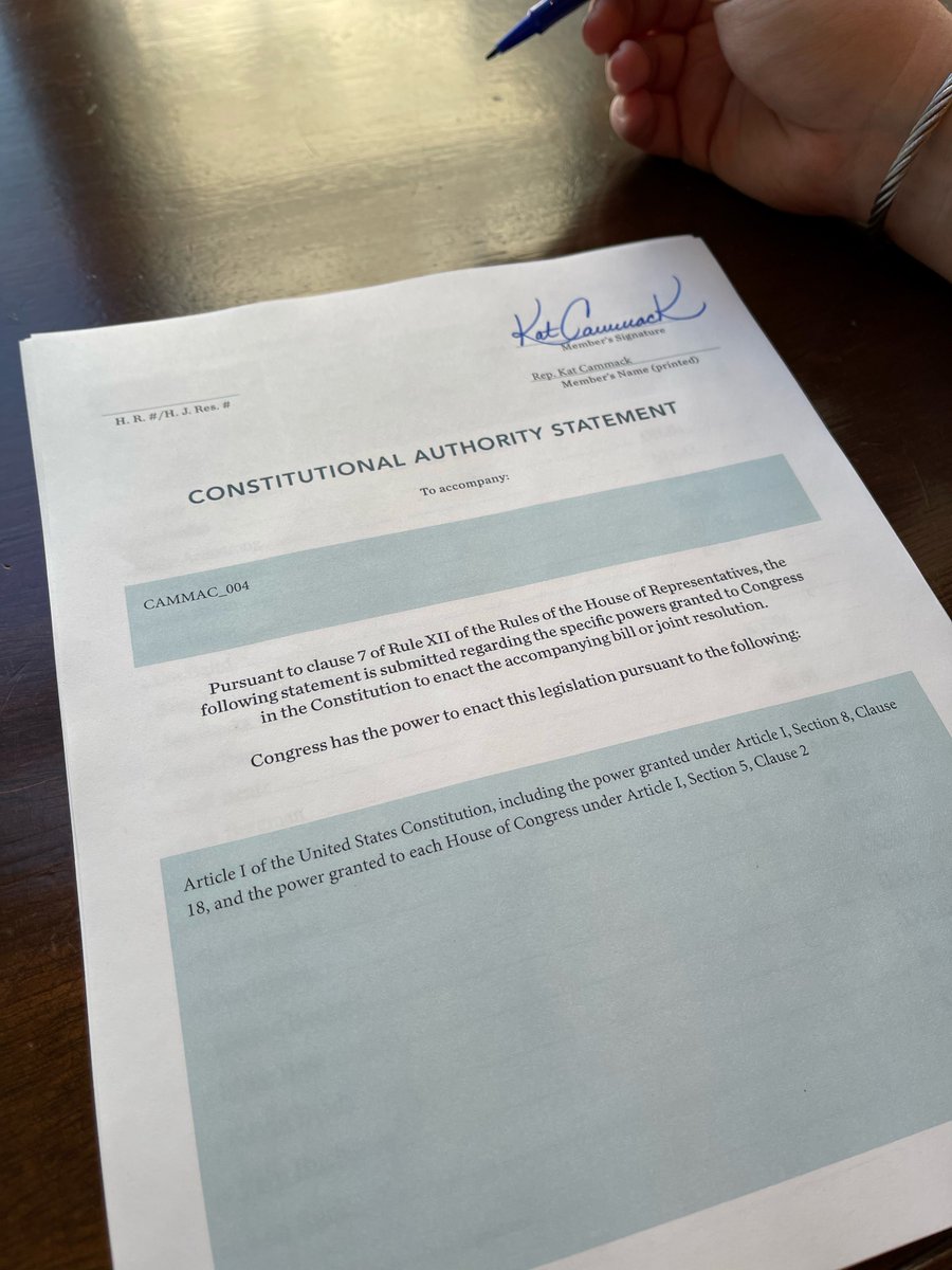 RepKatCammack's tweet image. I had a lot of fun introducing the #REINSAct this morning. This is the first bill I have introduced as a member of the United States Congress. Proud to be working to bring more accountability to our federal government. #MakeitREINS