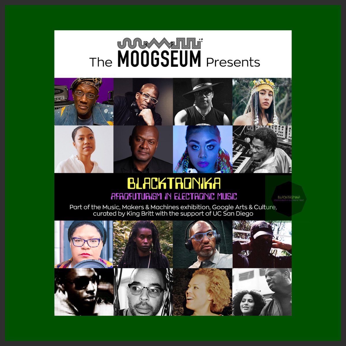 KingBritt (@kingbritt) on Twitter photo An honor to curate the #Blacktronika part of @googleartsculture new mind-blowing exhibition Music, Makers & Machines.
I collaborated with @moogseum on the presentation. <a href="/ucsdmusic/">UC San Diego Music</a>
artsandculture.google.com/story/EAWBV8wS… An honor to curate the #Blacktronika part of @googleartsculture new mind-blowing exhibition Music, Makers & Machines.
I collaborated with @moogseum on the presentation. <a href="/ucsdmusic/">UC San Diego Music</a>
artsandculture.google.com/story/EAWBV8wS…