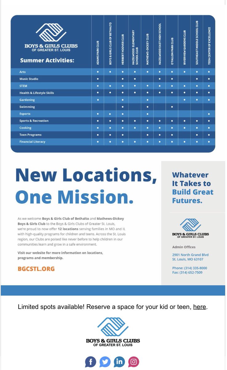 TwillmanElem's tweet photo. Interested in Boys and Girls Club? Check this out! https://t.co/XdjZ7I3D5q