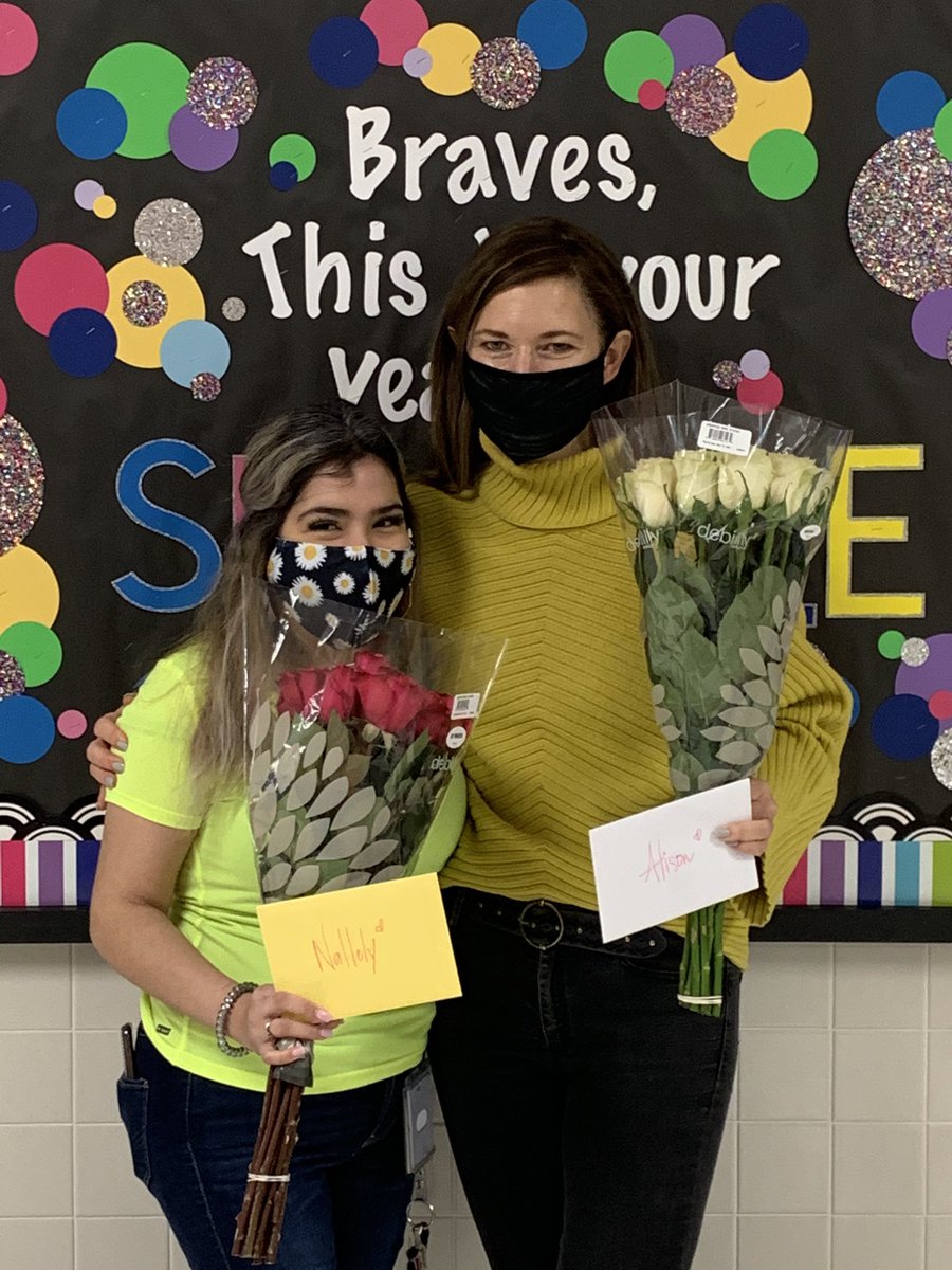 Congrats to the Brandenburg MS Educator and Para of the year. Our school is so lucky to have these two amazing people!  <a href="/CandGCCBMS/">CCBMS C&G</a> <a href="/MrsNSaucedo/">Nallely Saucedo Morales 💕💄</a> <a href="/CCBMS_Braves/">Brandenburg MS</a>