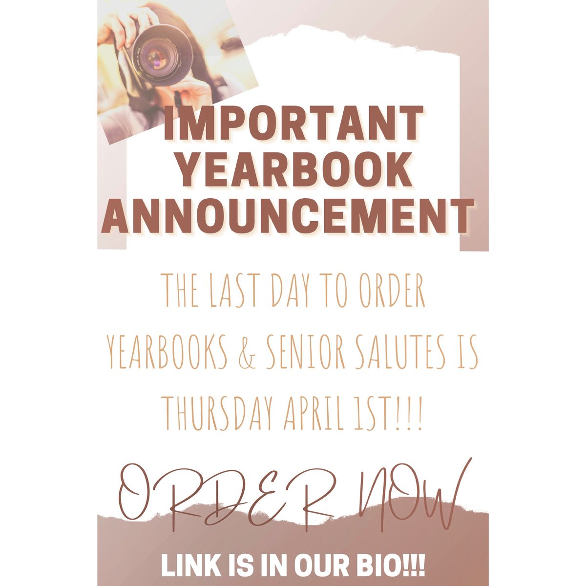 Gators, order before it’s too late!!! Place all orders online!!! LINK IN BIO!!!