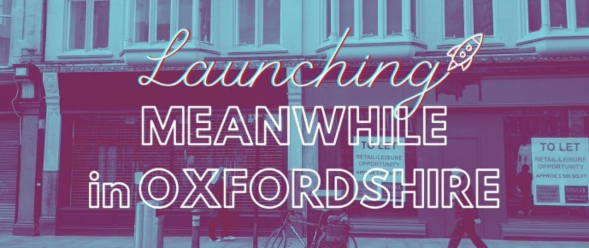 mofster's tweet photo. great to hear from @property_wild @PlaceManagement   . about the innovative #meanwhileinoxfordshire scheme bringing vacant units back into use https://t.co/wqWsF64irC