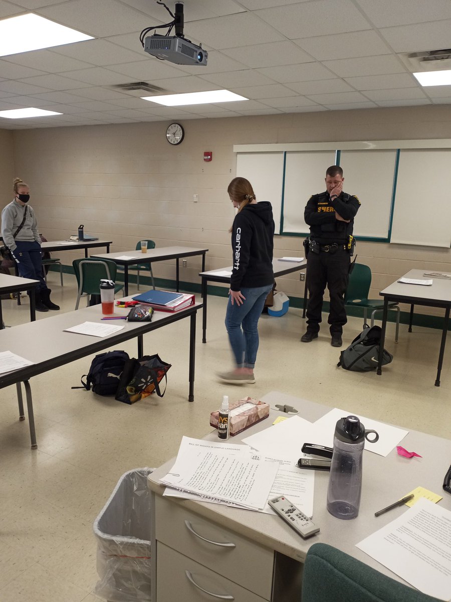 JusticeAcademy1's tweet photo. Justice academy student learning about a field sobriety test https://t.co/eyWQi64bEl