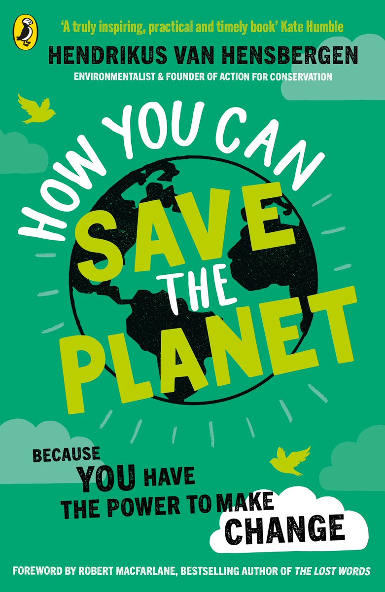 📣<a href="/Action4Conserv/">Action for Conservation</a>’s CEO Hendrikus has written a book for #youngpeople!

It’s filled with hopeful stories &amp; actions for ‘How You Can Save the Planet!’ <a href="/PuffinBooks/">PuffinBooks</a>

Get a copy now ➡️ buff.ly/3t1ZnYD 

A proportion of the royalties go towards AFC's fantastic work! 🌍