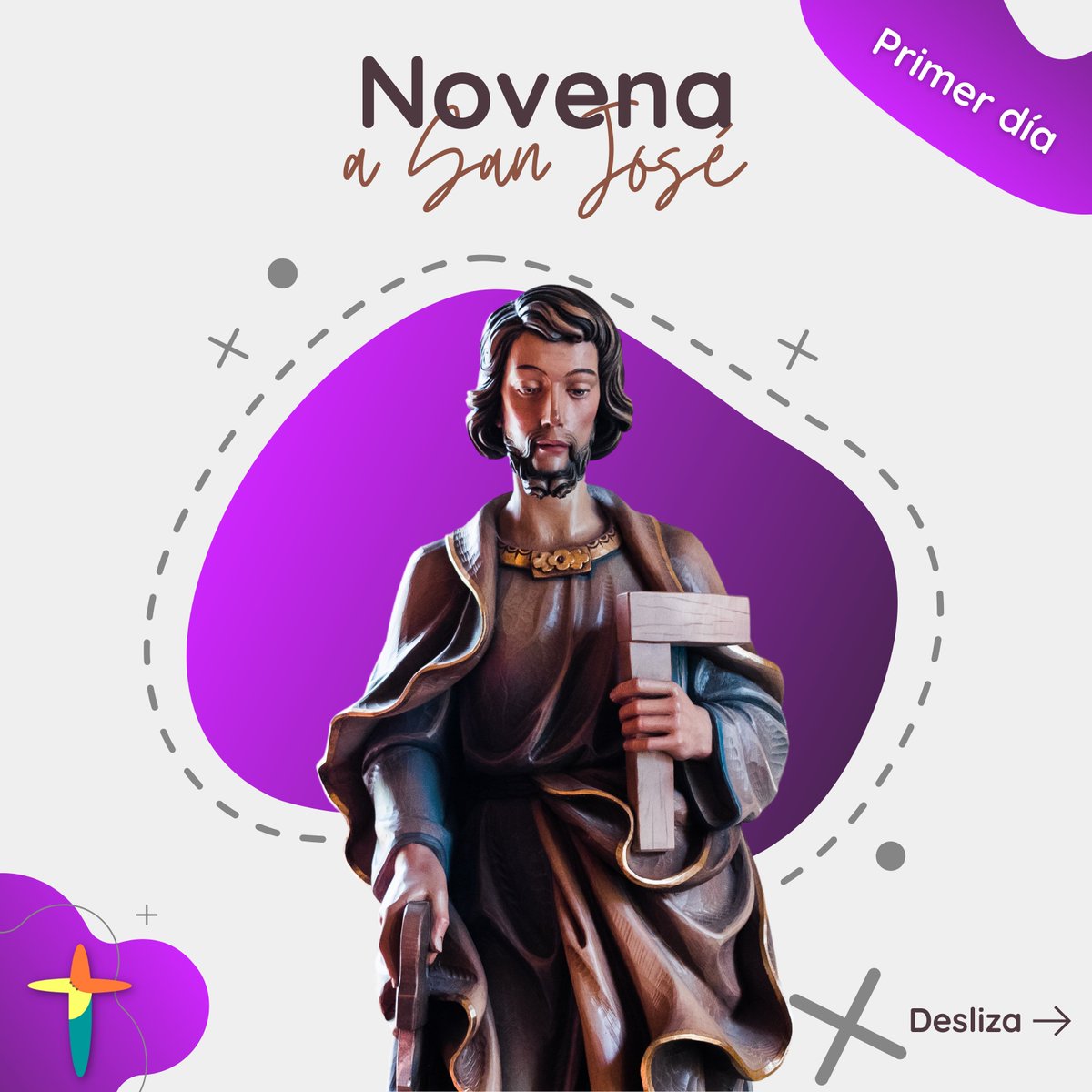 pjdponce's tweet photo. En este #PrimerDía, meditamos la virtud de la #Prudencia del patrón de nuestra Iglesia. Esta le sirvió de guía para llevar a cabo felizmente su misión. 🔦 ✨👟#PJDPonce #CaminandoJuntos https://t.co/8skqj9sYkT