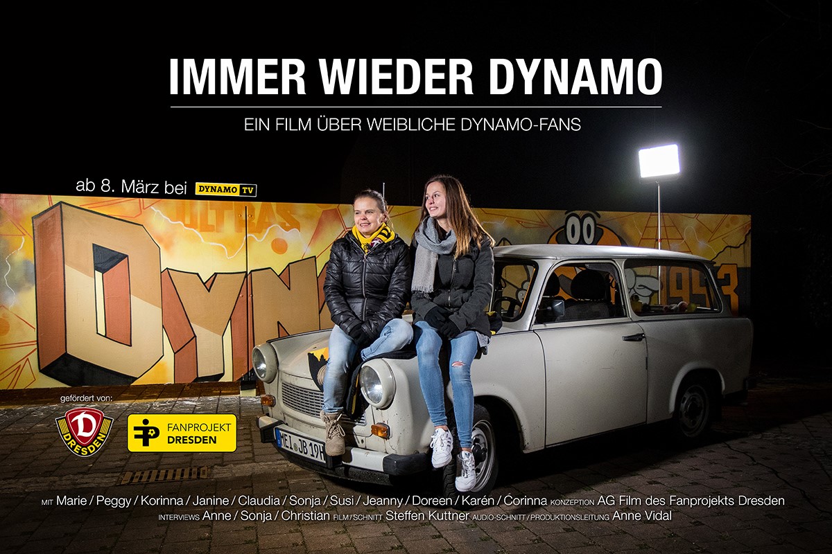 „Das wird nach innen und außen eine Wirkung haben“ - Im Interview zu „Immer wieder Dynamo“ geben Produktionsleiterin Anne #Vidal und Christian #Kabs vom <a href="/FanprojektDD/">Fanprojekt Dresden e.V.</a> einen interessanten Einblick in den Entstehungsprozess des Films. 👉 bit.ly/38otkdp #sgd1953