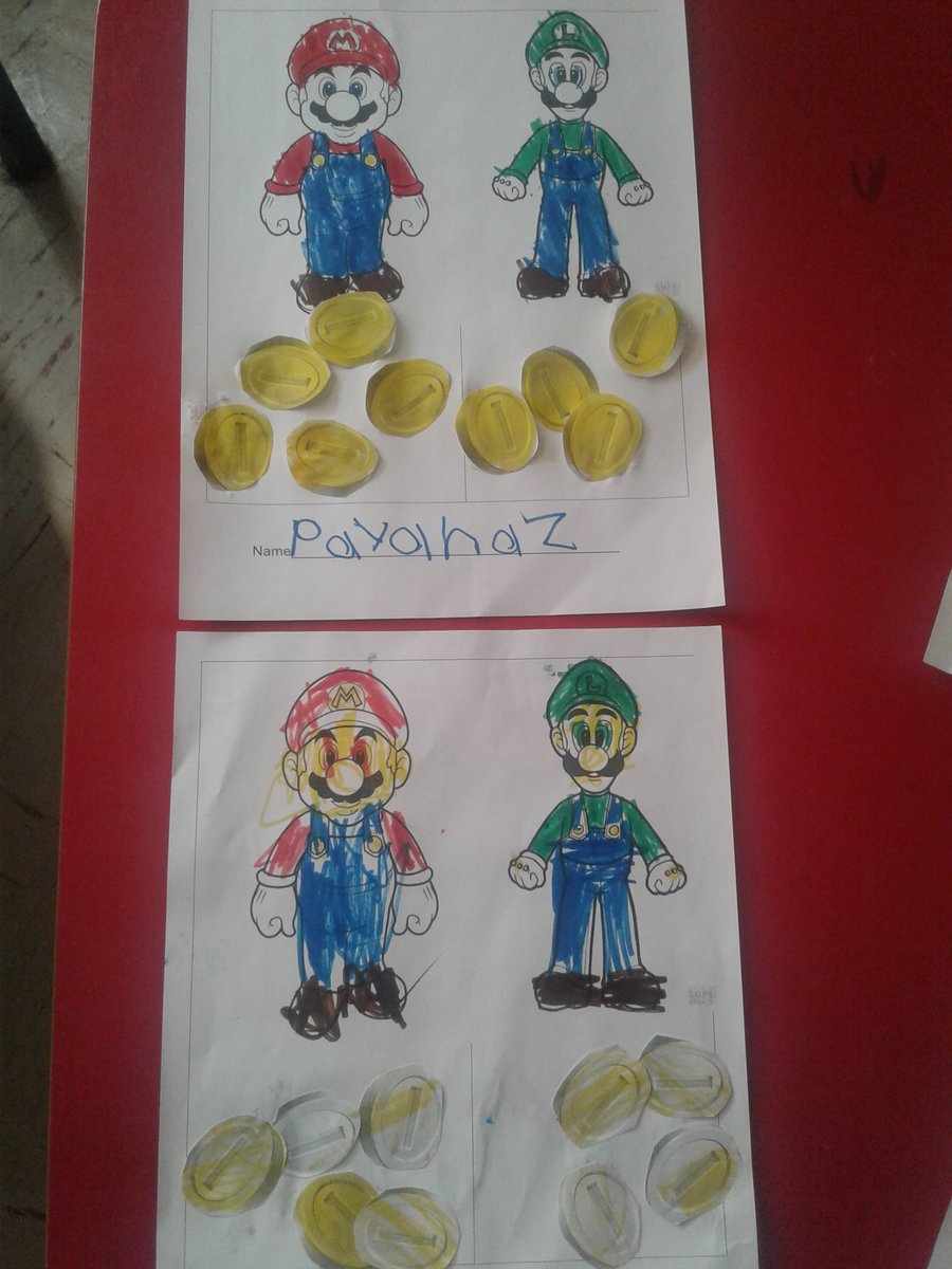 Happy Mario Day (Mar 10). We can show 9 in two-parts. Mario has some coins and Luigi has some coins. Can you see all the ways to make nine? <a href="/BurtonEBES/">Burton Ettinger</a>