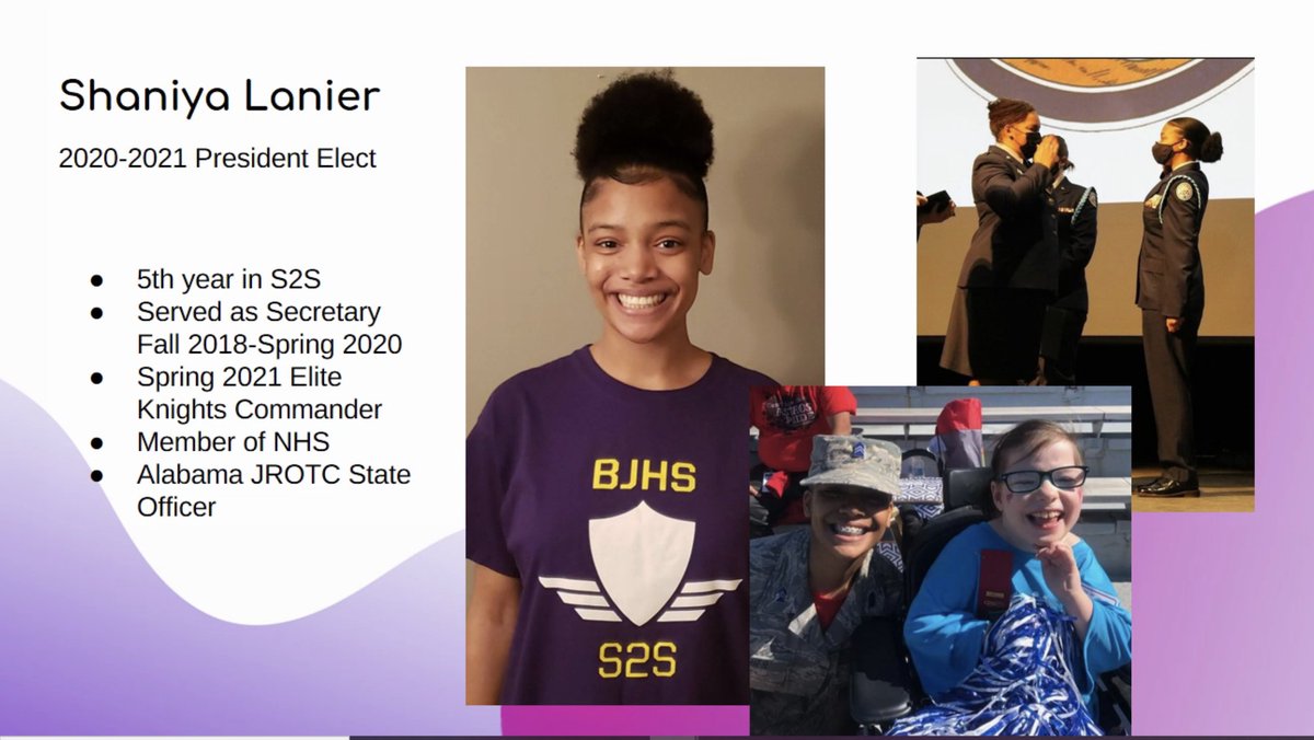 So proud our <a href="/BobJonesHigh/">Bob Jones Patriots</a> student Shaniya Lanier representing <a href="/madisonschools/">Madison City Schools</a> S2S program at the Garrison Education Meeting. Amazing young lady! #mcslearn