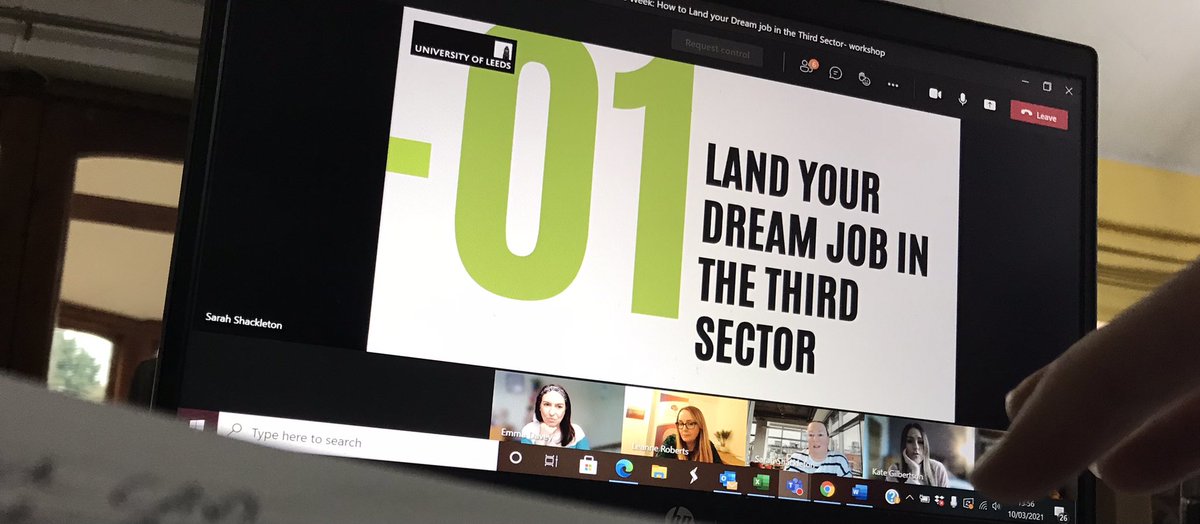 Such fun to do our bit for #nationalcareersweek2021 today at this event put on by <a href="/UniversityLeeds/">University of Leeds</a>. Amazing to be able to influence and encourage a new cohort of potential third sector talent!