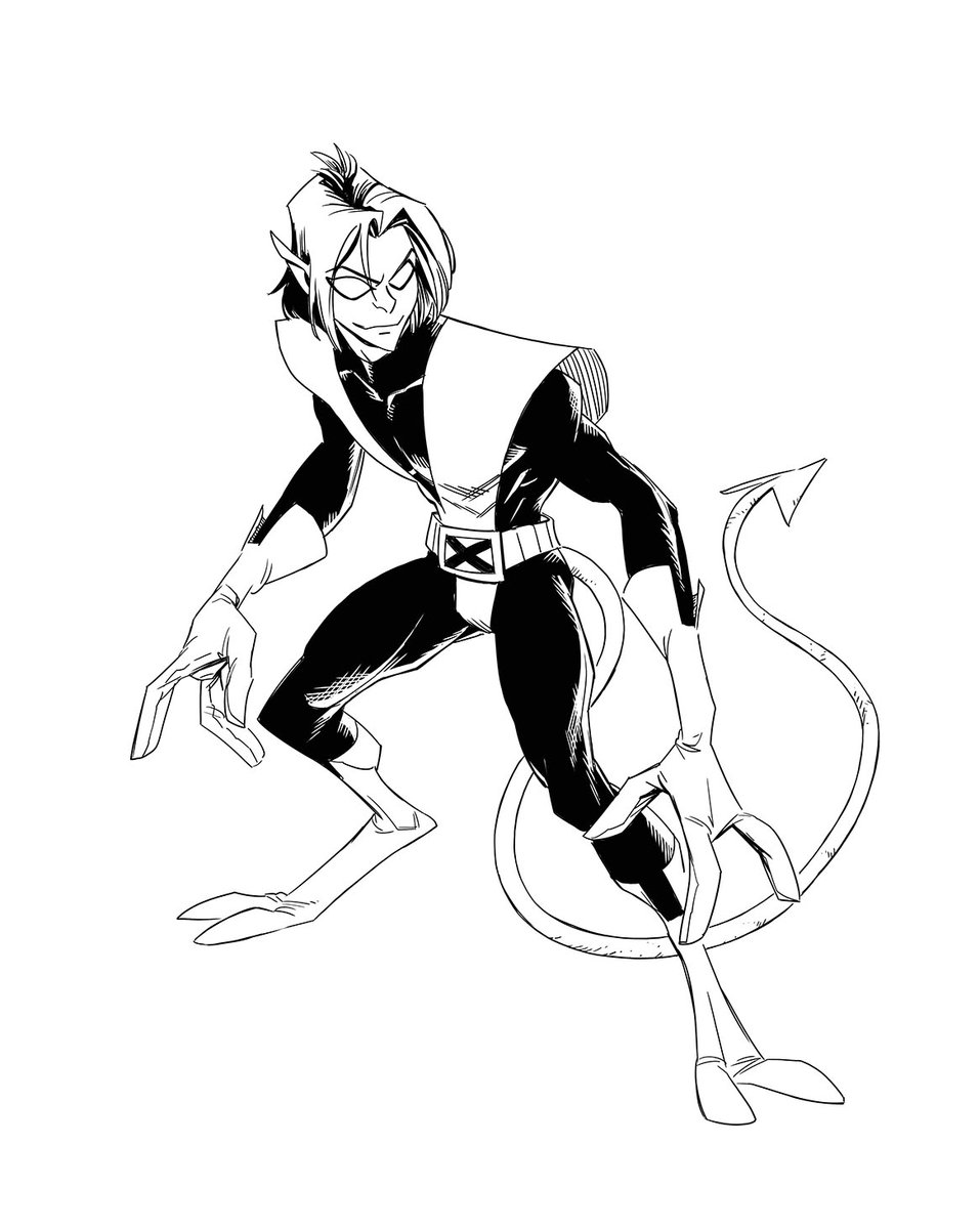 Twoucan Nightcrawler ã®æ³¨ç›®ãƒ„ã‚¤ãƒ¼ãƒˆ ã‚¤ãƒ©ã‚¹ãƒˆ ãƒžãƒ³ã‚¬ ã‚³ã‚¹ãƒ—ãƒ¬ ãƒ¢ãƒ‡ãƒ«