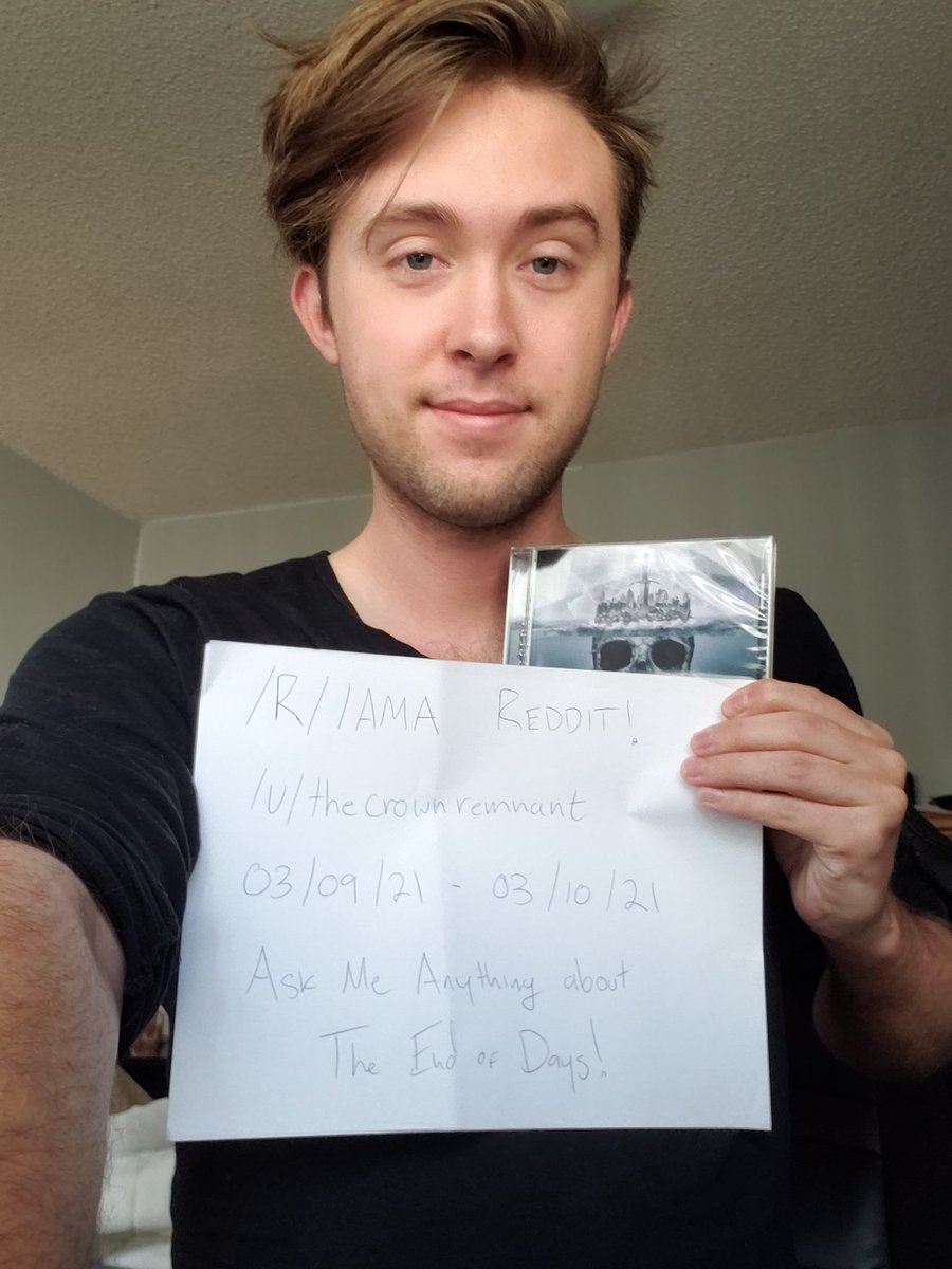 Doing a reddit AMA for my new album THE END OF DAYS! Come ask me questions about the new album!