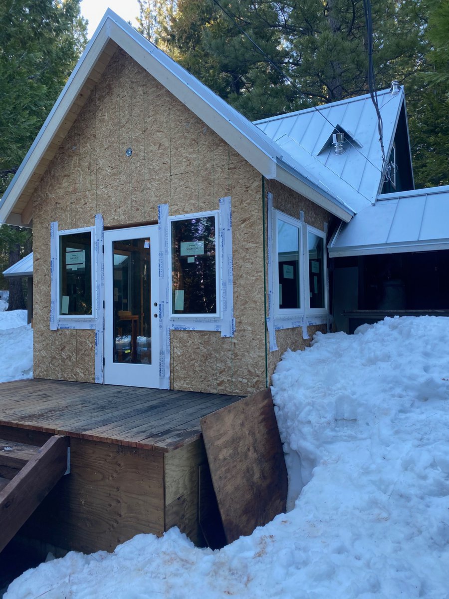 RBCope's tweet photo. Today we share the progress up at emigrant gap. New roofing is done, thanks to Chad &amp; his team at Copper Mill Metals, windows &amp; doors are in. Ran some conduit and boxes on the inside. #rbcope #rbcopecontractors #vacavilleconstruction #vacavillecontractors #vacaville #emigrantgap https://t.co/pMfpWlWphC