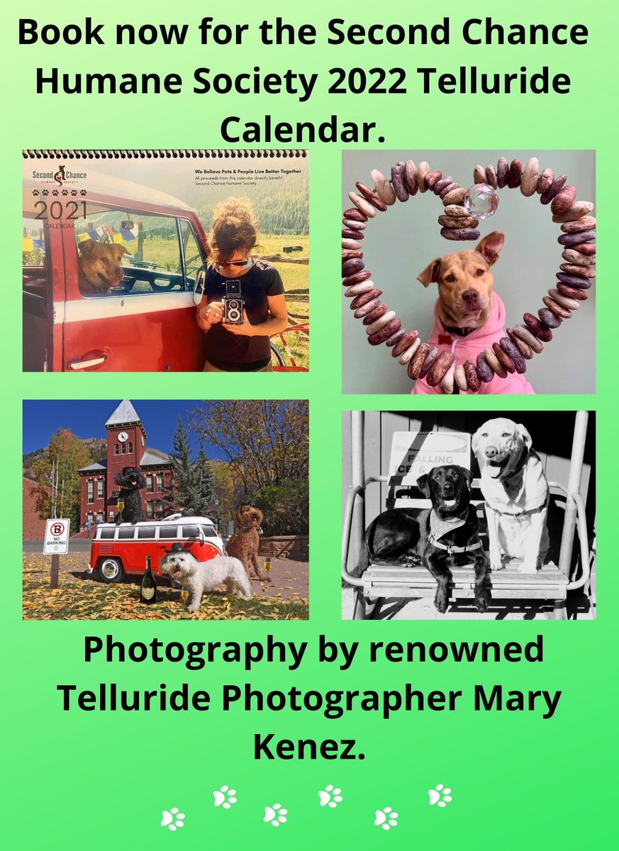 Book now for the 2022 Telluride Calendar!