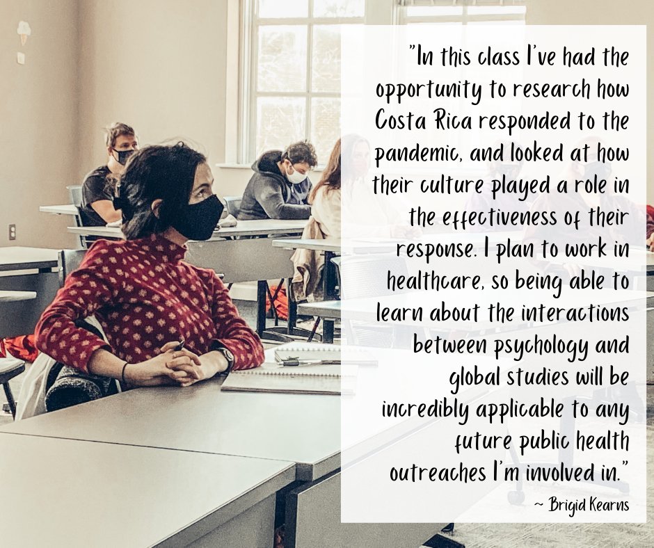 This pandemic has offered so many valuable lessons, especially for those interested in healthcare! Here's what Brigid Kearns has learned from the course "Global Responses to COVID-19"

#leadingwithpurpose #CampbellHonors
