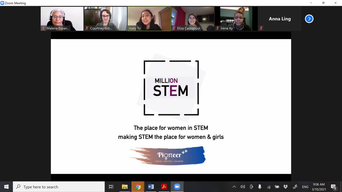 I had a great time being in this panel this morning! <a href="/MillionStem/">Million STEM</a>  @virtualcourtney <a href="/ElizaCasapopol/">Eliza Casapopol</a>