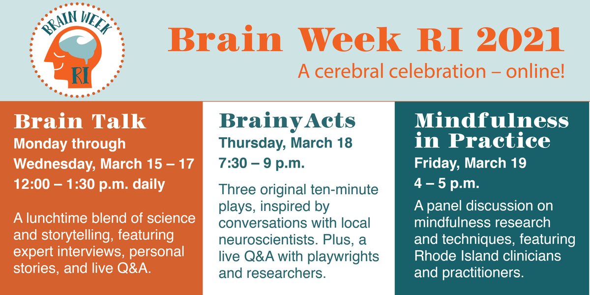 BrainWavesRI's tweet image. We&apos;re saving you a (virtual) seat! Register for #BrainWeekRI events here: brainweekri.org/index.php/even…