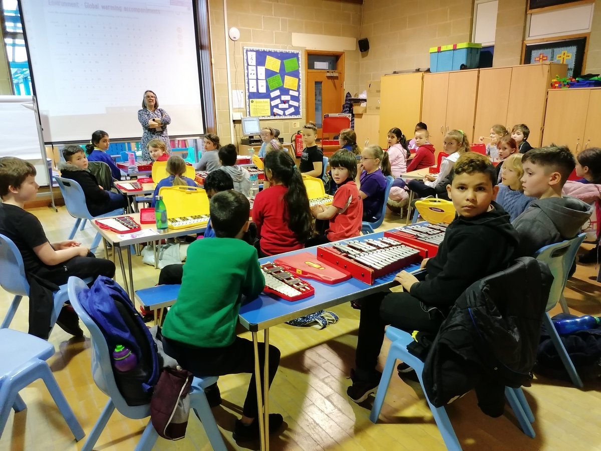 ChristChurchCE's tweet photo. First try out of our new set of glockenspiels. Sounding good Year 4. https://t.co/DsyzWyUYBM