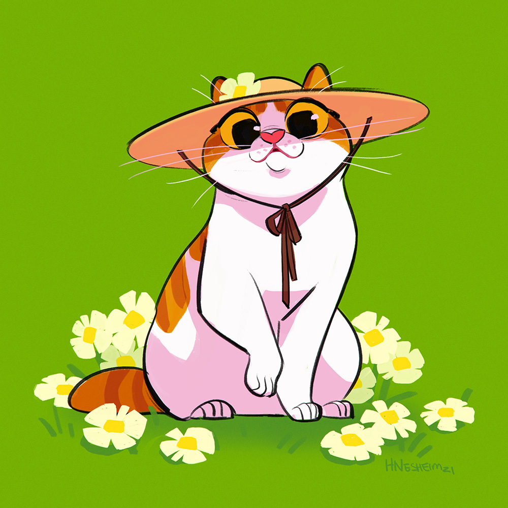 Can I offer you a nice spring kitty cat in this trying time? 🌼🐱🌼