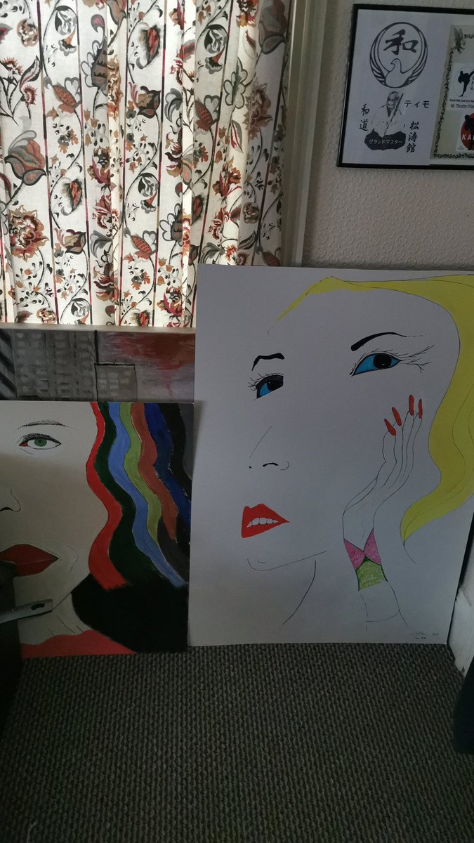 TrueLifePoems1's tweet image. New paintings I did today by Timo Art