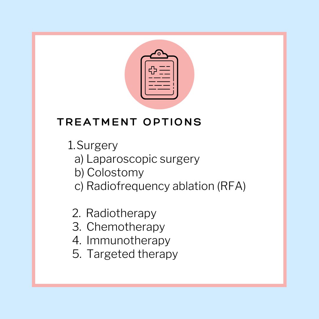To end our section on "Basics of Colorectal Cancer" this #ColorectalCancerAwarenessMonth, we would be introducing you into the symptoms and treatment options of colorectal cancer.