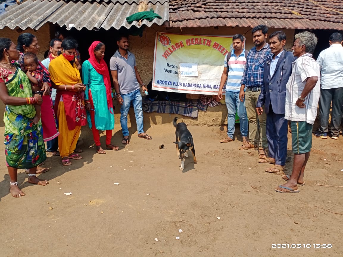 A health camp organised at Jumdam today by SDH, Chitrakonda.
