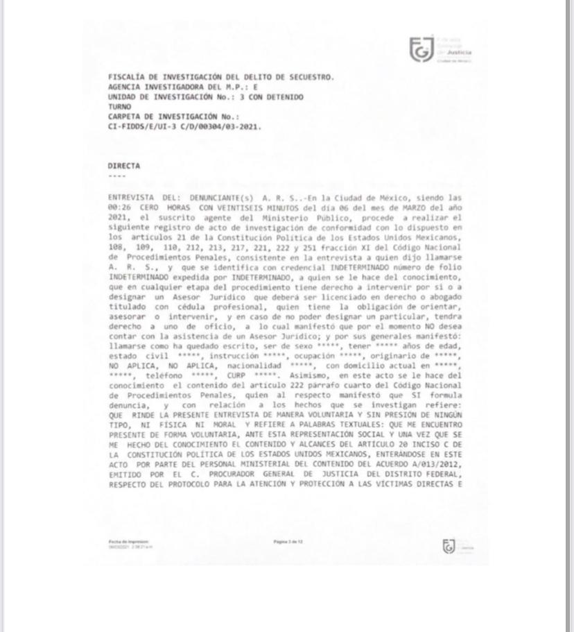 A mis vecinos y a la opinión pública, gracias por tomarse unos minutos para leer este comunicado.