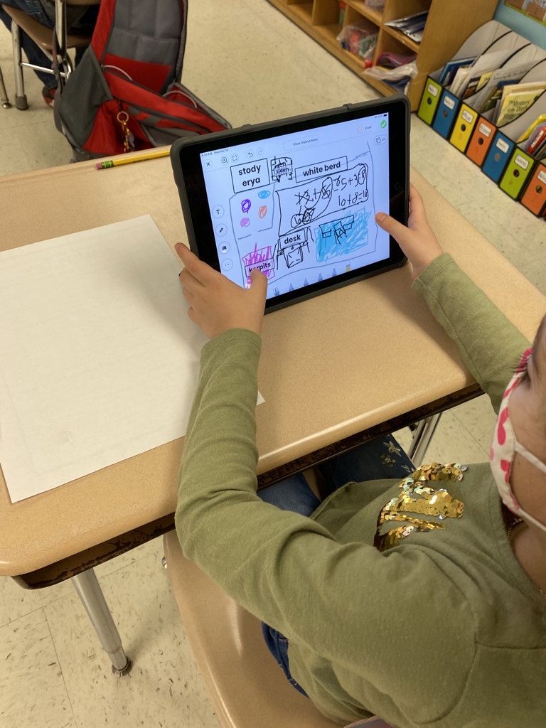 E_Sheninger's tweet image. Awesome to see 1st graders at @FischerD205 creating and designing a classroom to help kids learn better and then sharing in @Seesaw #digilead #igniteD205 #iledchat
