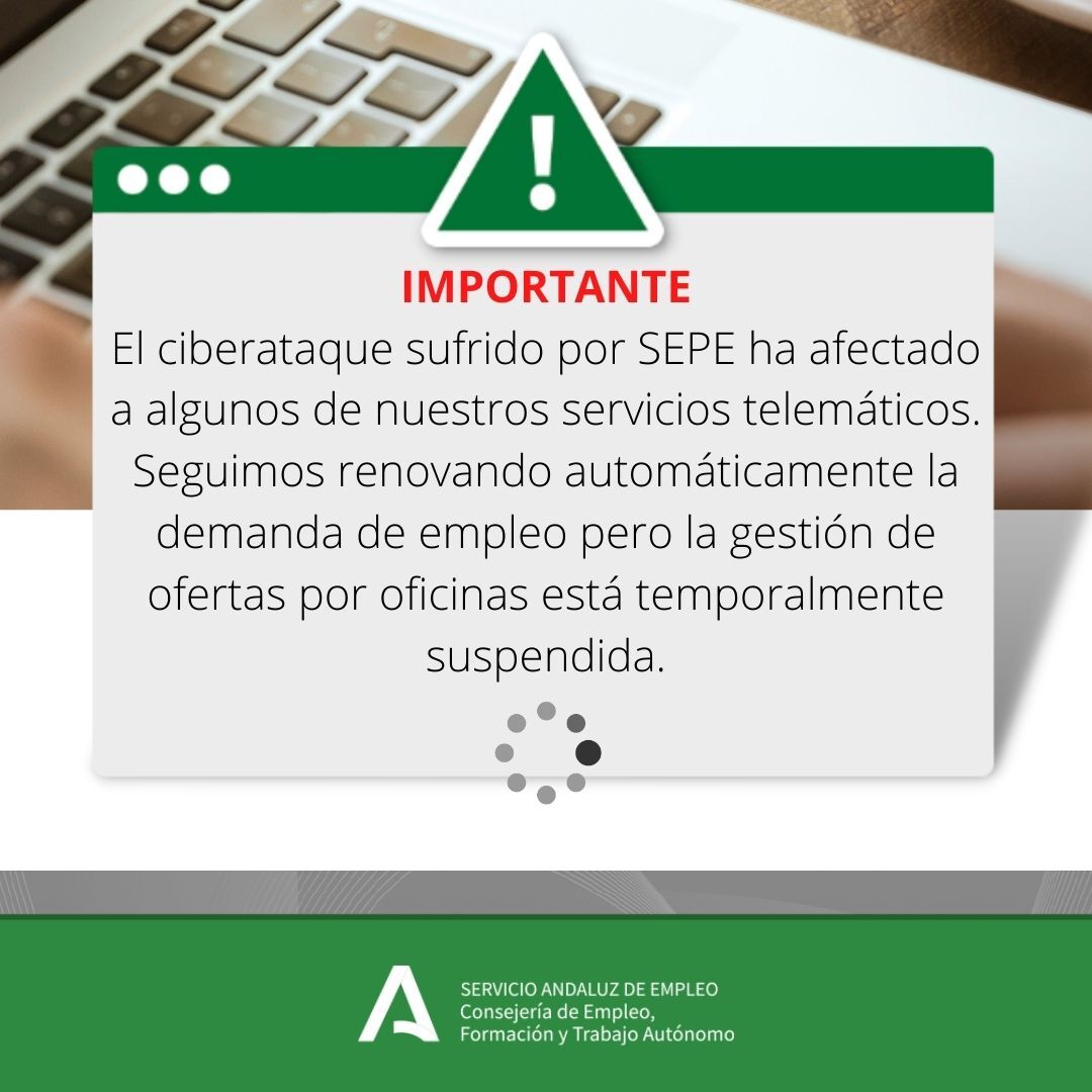 Serv. Andaluz Empleo tweet media