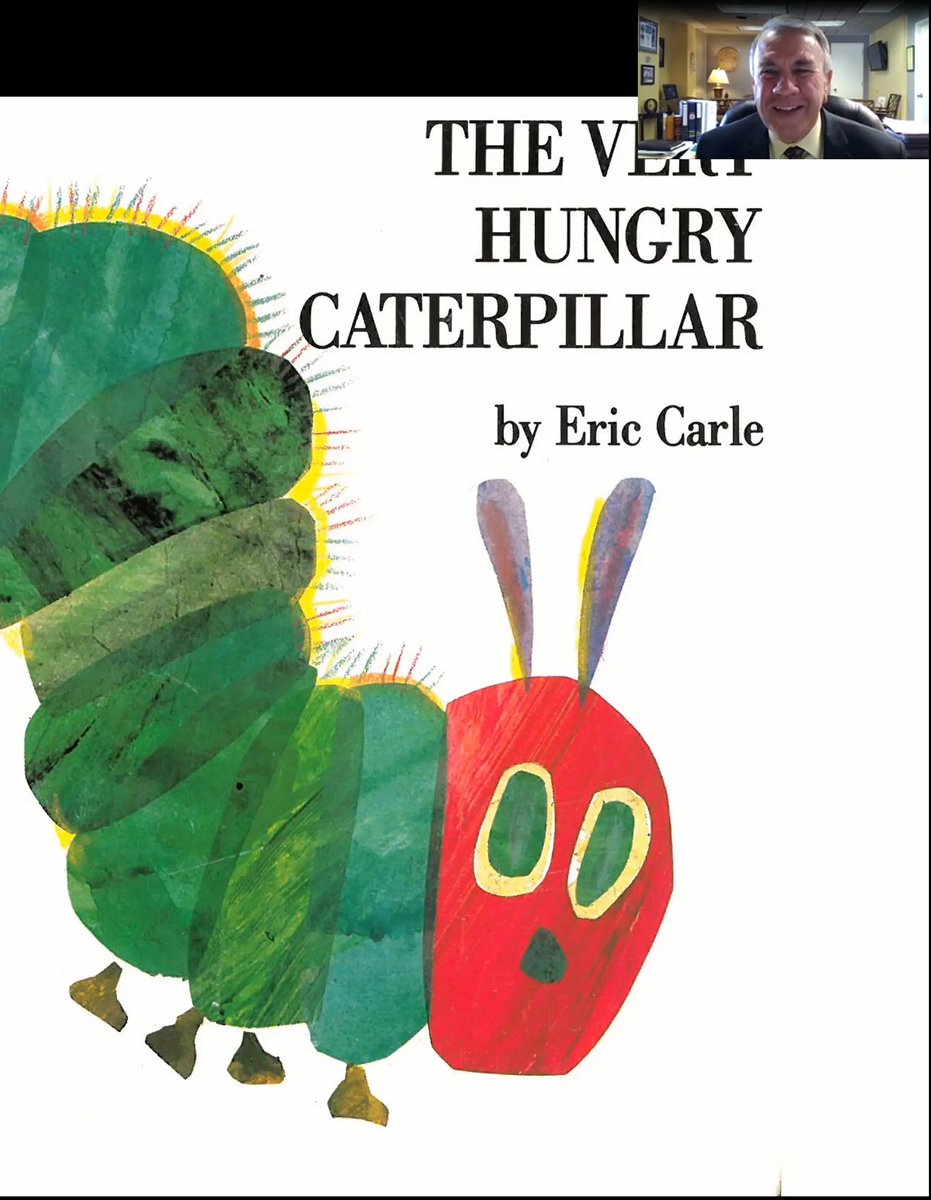 AL_DECE's tweet photo. Thank you @MacDistrict25 for virtually visiting Madison City First Class Pre-K Center with your woodchuck mascot!  The class voted 10-4 for Mr. Speaker to read "The Very Hungry Caterpillar". The best part was the class dance time to get ready for their phonetics lesson!

#PreK4AL https://t.co/6ulWKaIK3U