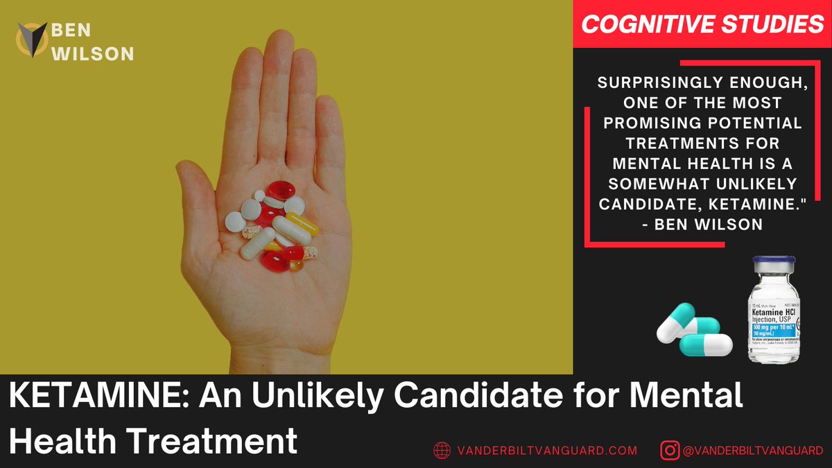 “Ketamine: An Unlikely Candidate for Mental Health Treatment” — Ben Wilson

Published on vanderbiltvanguard.com in November 2020 in the Cognitive Studies section!
Go read Ben's article!