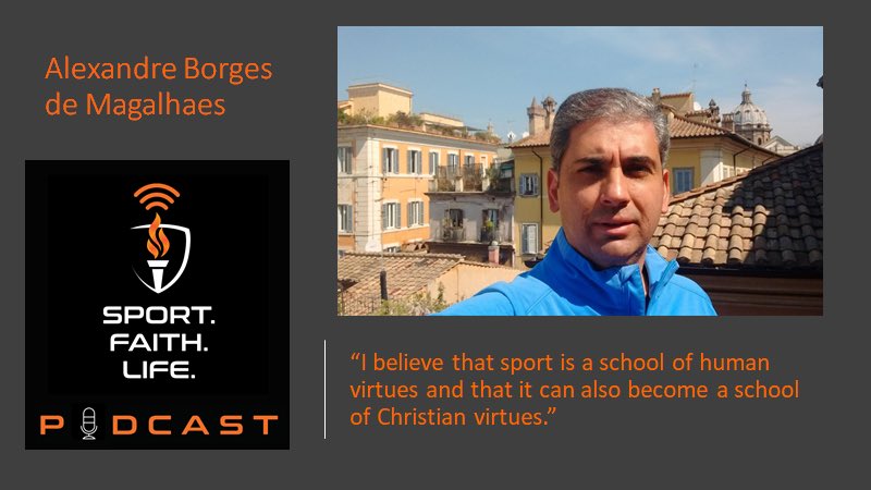 Check out our new podcast and blog with theologian Alexandre Borges de Magalhaes, who speaks on sport as a deepening of faith through body, soul, and spirit. 
#sportfaithlife #sportandfaith @abdemagalhaes