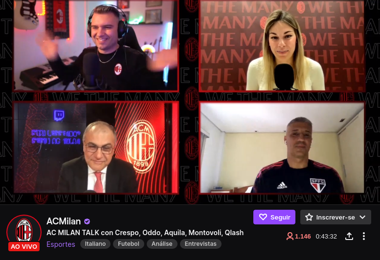 hermanos_arg's tweet photo. Hernán Crespo com a camisa do São Paulo em entrevista para o canal do Milan no Twitch. ⚽️🇦🇷 
https://t.co/3LB3ebII3r https://t.co/Cj9srac0r2