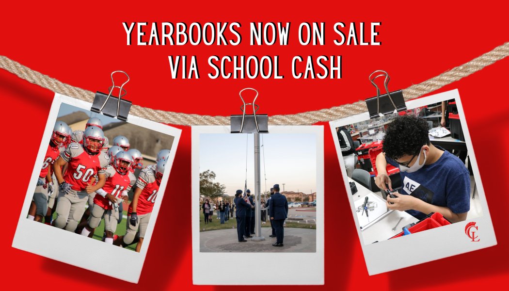 CLHSJournalism's tweet photo. Spartans! You are now able to order your 2021 yearbook through School Cash. If you have any questions, please email norma.salcedo@cfisd.net.

@CyLakesPara @CFISDCyLakes https://t.co/PMZ5Fk6pDa