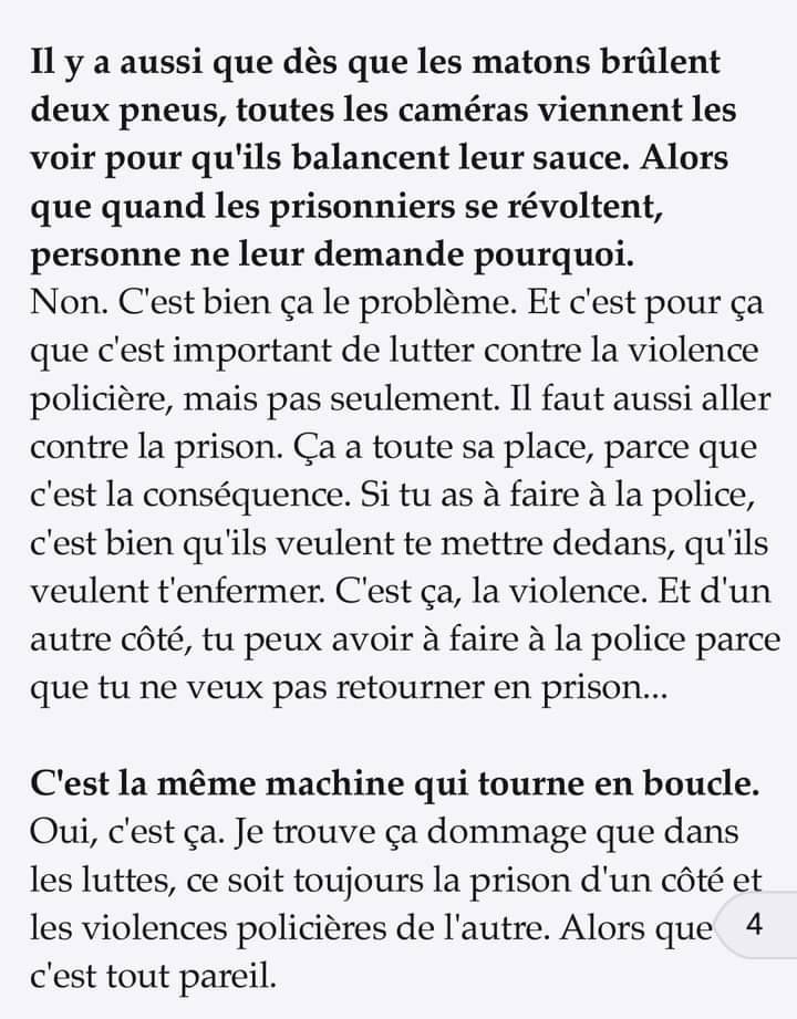 l_envolee's tweet photo. Il y a 3 ans, nous publiions cet entretien avec Aurélie, la soeur de #AngeloGarand abattu par les gendarmes alors qu'il n'était pas rentré à la prison de #Vivonne. Elle expliquait la nécessaire convergence des luttes contre la police et contre la prison. https://t.co/dU2fFgWSu8 https://t.co/dNflItPp06
