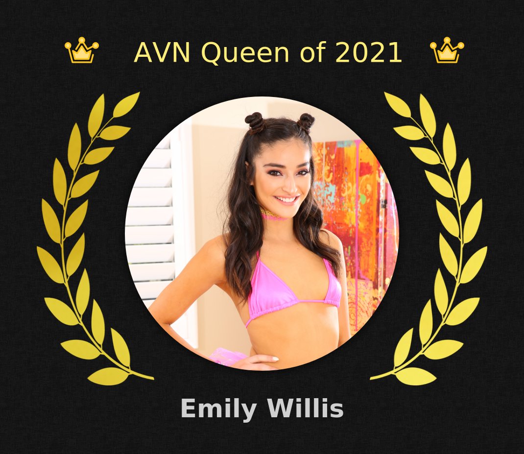 Reigning Queen of 2021 - <a href="/EmilyWillisxoxo/">Emily Willis</a>

🏆 AVN POTY
🏆 XBIZ POTY

all awards and honors➡️ aiwards.com/girl/emily-wil…