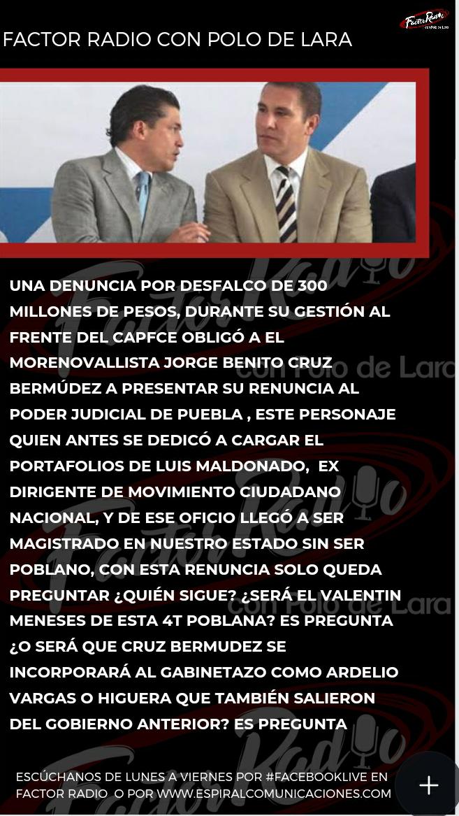 FactorRadioPue's tweet photo. El Programa de hoy @OficialEspiral @Tierrabalda1 @polodelara @J_Rcastillo_r @SarahiiMunoz @joma61jorge @ElviraGaytanCo1 @ZaraFlores18 @Puebla1Noticias https://t.co/RfNaciHvjS