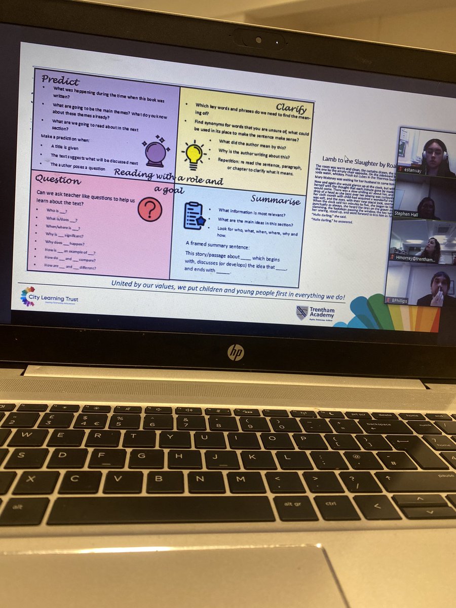 Proud NQT moment, my reciprocal reading resource used in a whole staff literacy CPD 🥰