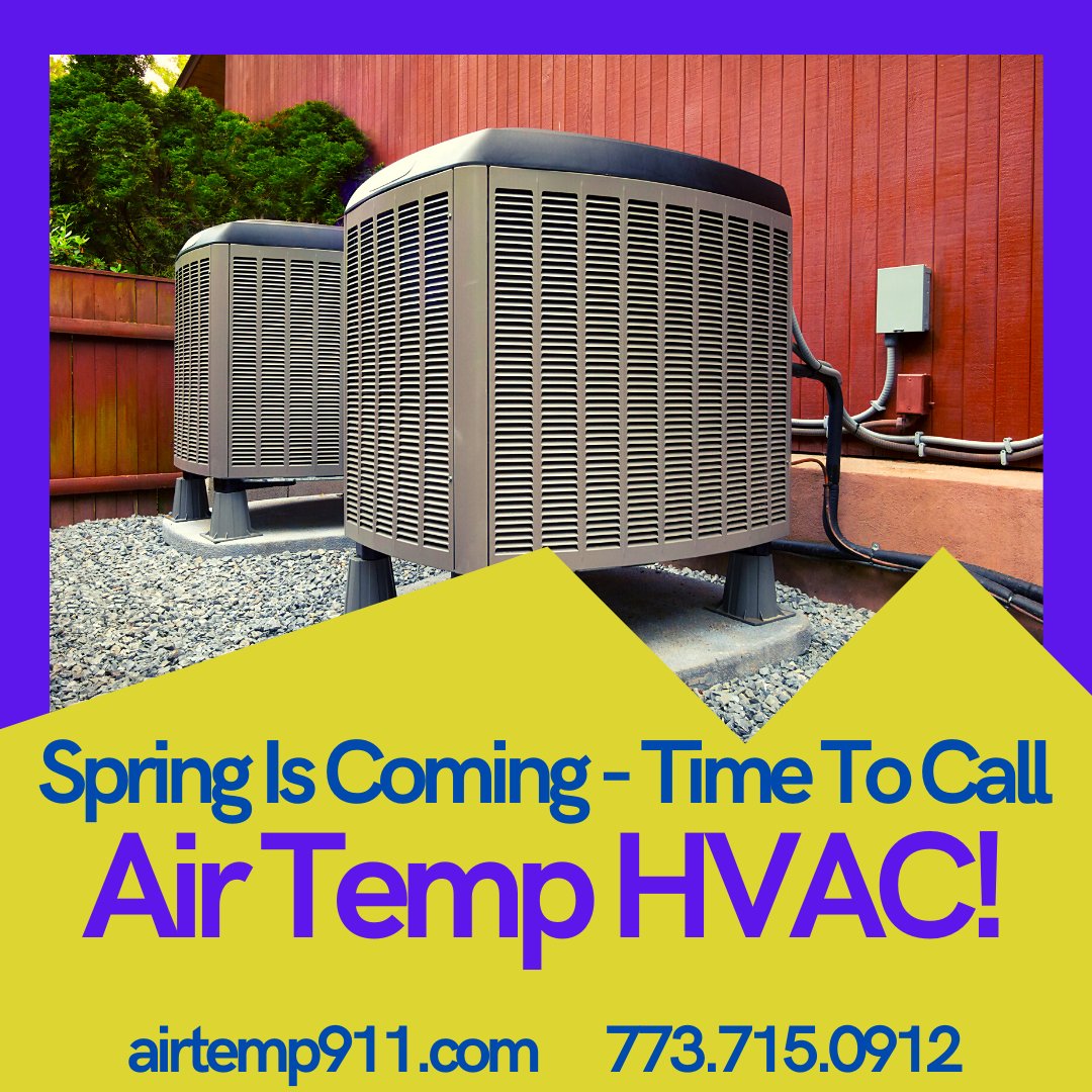 AirTemp911's tweet photo. Whether you want to kick seasonal allergens to the curb or need that system checked out before scorching temps of summer, find out how Air Temp HVAC can help.

https://t.co/dZ0DTuJnci
#hvacservices #airtemp #maintenance #springcheckup https://t.co/tAOlT9QJPS