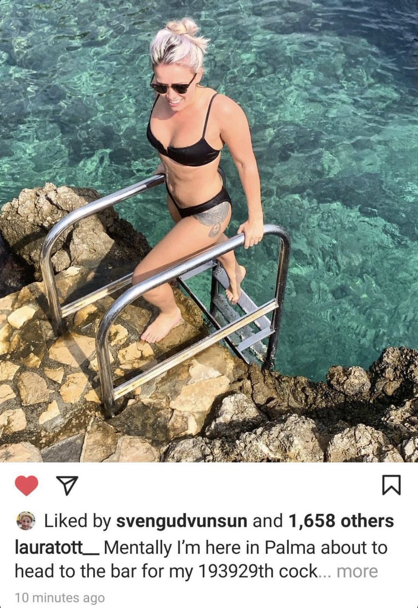 laura_tott's tweet photo. It’s important to get the word count on a photo correct because it only shows a small part of the caption....to clear this up, the word is supposed to read COCKTAILS 😅😂 https://t.co/fNDidcx3VR