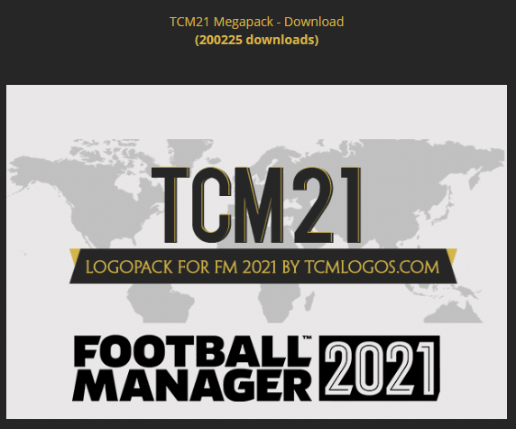 tcmlogos's tweet photo. 🔥2⃣0⃣0⃣0⃣0⃣0⃣🔥
With 10 days in advance compared to the TCM20, the #TCM21 logopack for #FM21 has passed the milestone of 200,000 downloads!
A big thank you to everyone and I will do it as soon as possible for the next update, I promise! https://t.co/IhM5dLC2qj