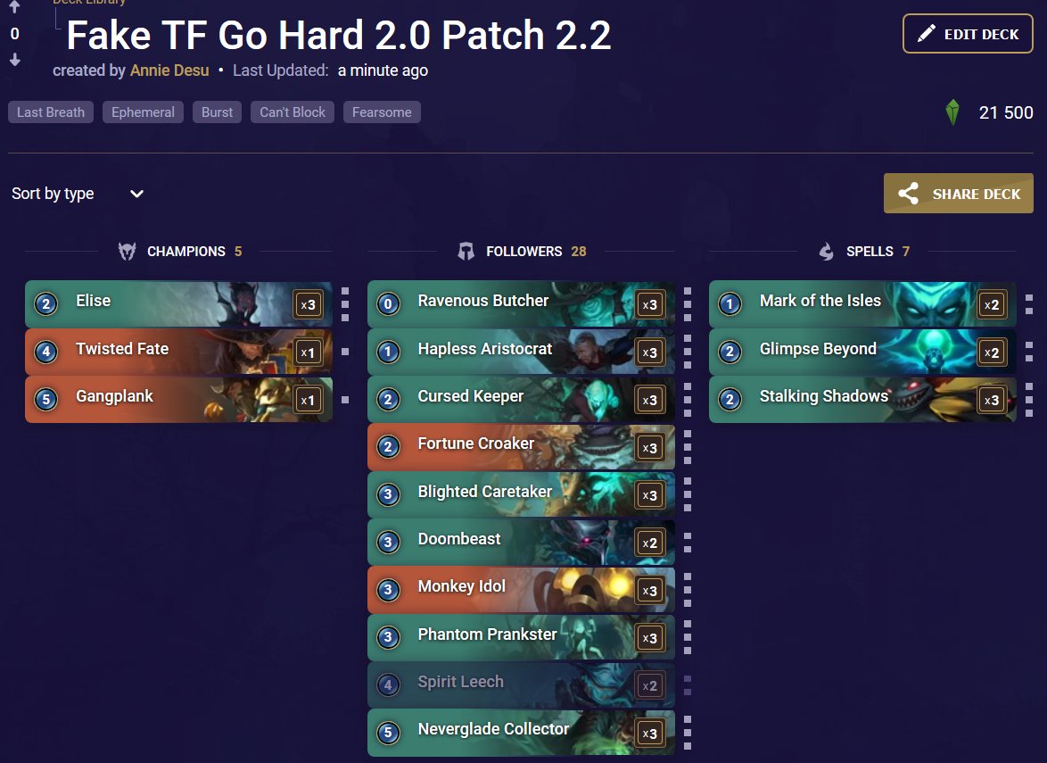 Fake TF Go Hard v2.0 climb to Master, streaming now~
twitch.tv/annie_desu